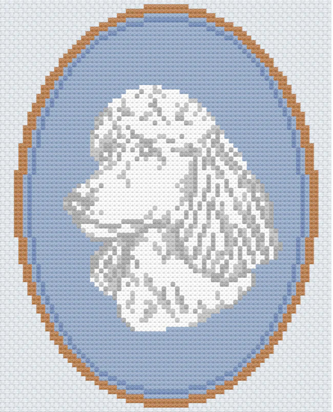 RS223 The Standard Poodle Cameo