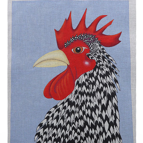 ZE917  Rooster Portrait