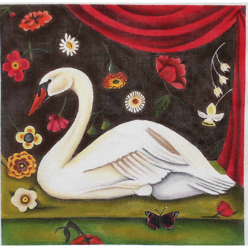 CN 1537 FLORAL SWAN