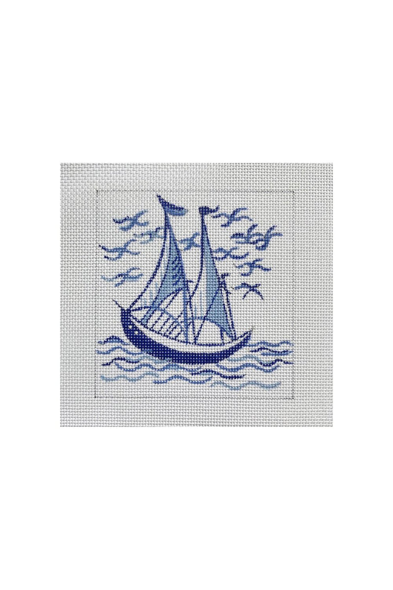 TSG44-F Delft Tiles Collection - Ship