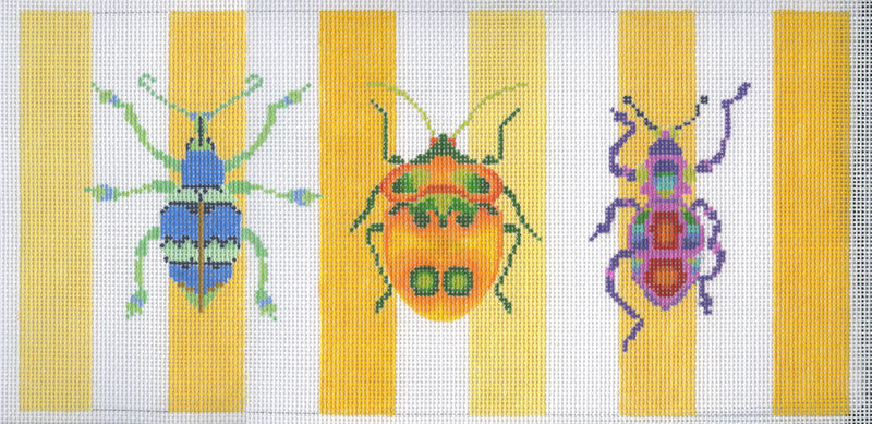 22-202 Three Bugs with Stripes - 13 mesh