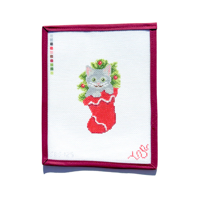 SBS125 Gray Kitten Stocking