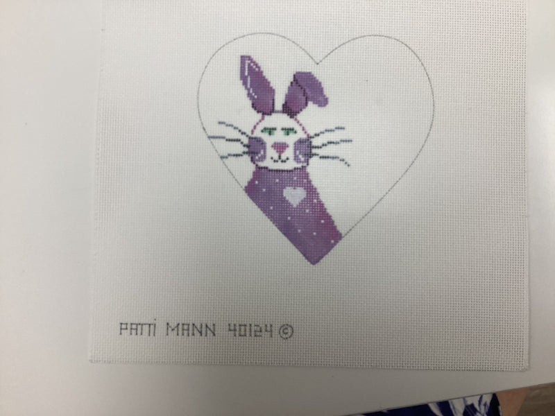 heart, pink bunny 40124