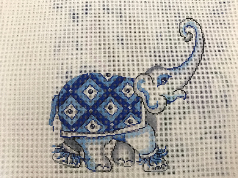 2508-PP-Single elephant with diamond blanket