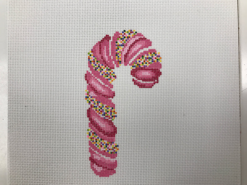 22-244 Sprinkle Candy Cane - Pink