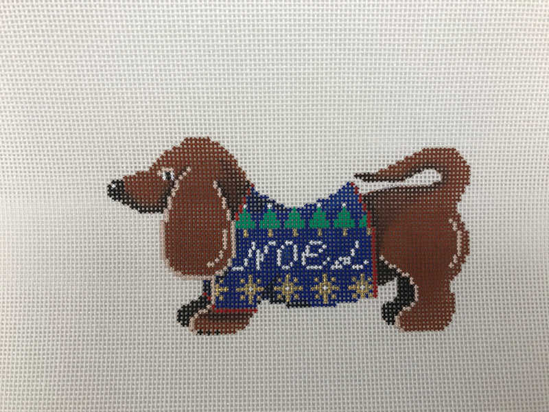 88461-PET-dachshund, Christmas Noel