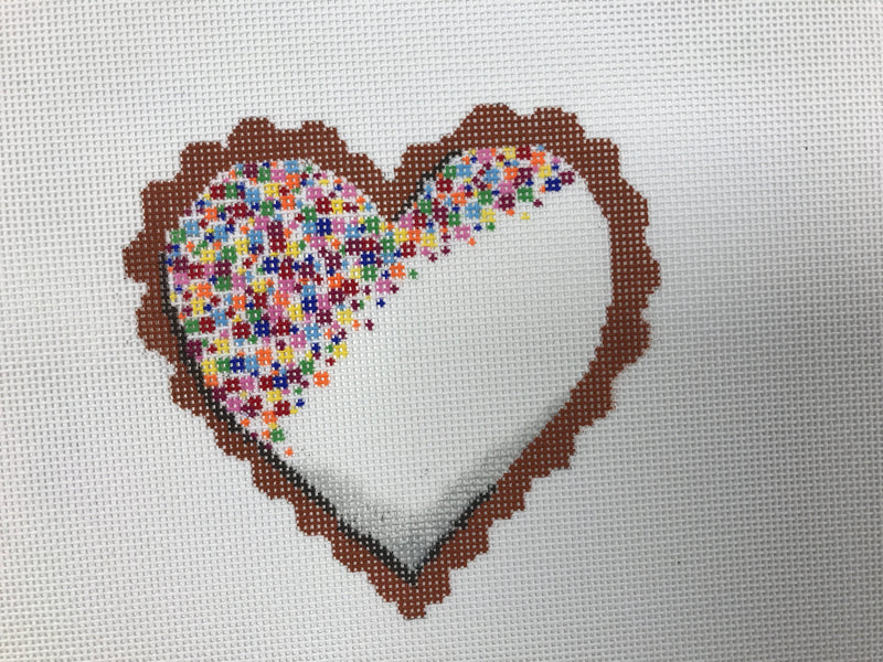 LL-C-010 Sprinkle Heart Cookie