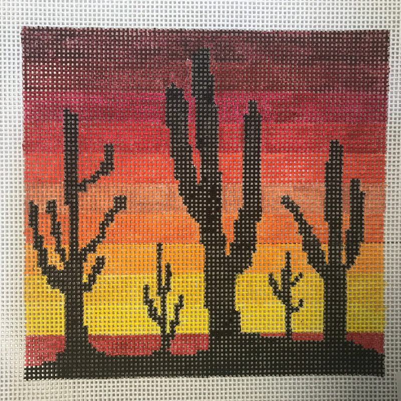 AB-583 Cacti & Sunset