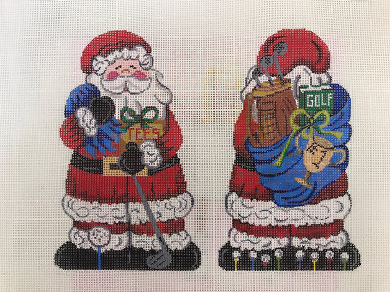 7513-CHR-2-sided Santa, Golf