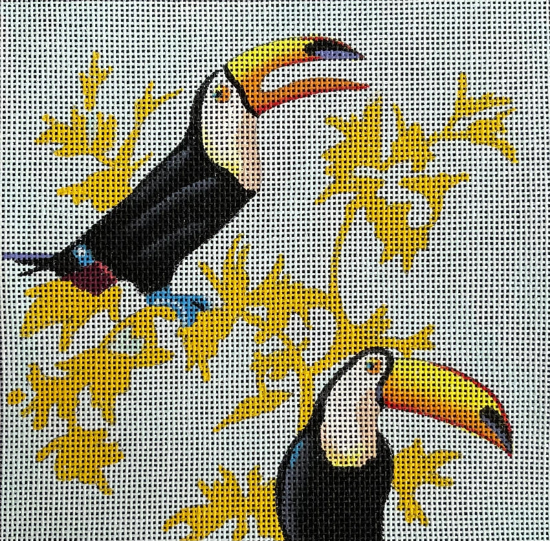 IN663 toucans on blue