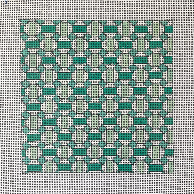 IN753 turquoise solid pattern