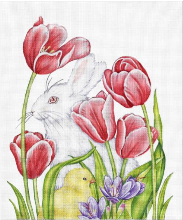 MLT740  SPRING BUNNY & CHICK