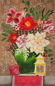 MZ-01 Christmas Floral Vase