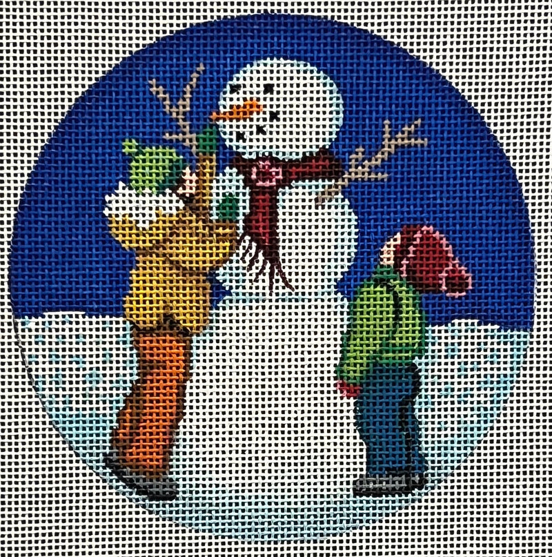 90104 ornament, building a snowman