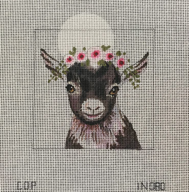 Goat w/Floral Crown