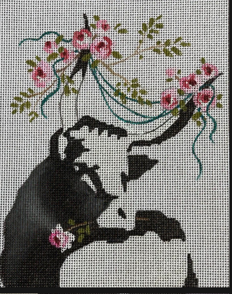TB006 Bull With Roses