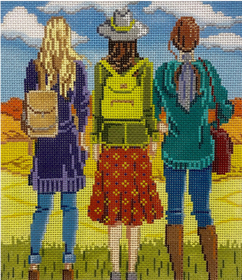 Three Girls in Fall