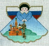 PP994AS-Angel with charms: Russian (St Basils)