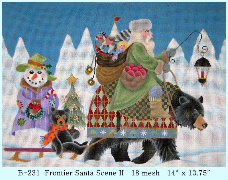 Frontier Santa Scene II