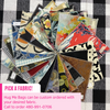 #606 fabric 78 - Snap Together Tray