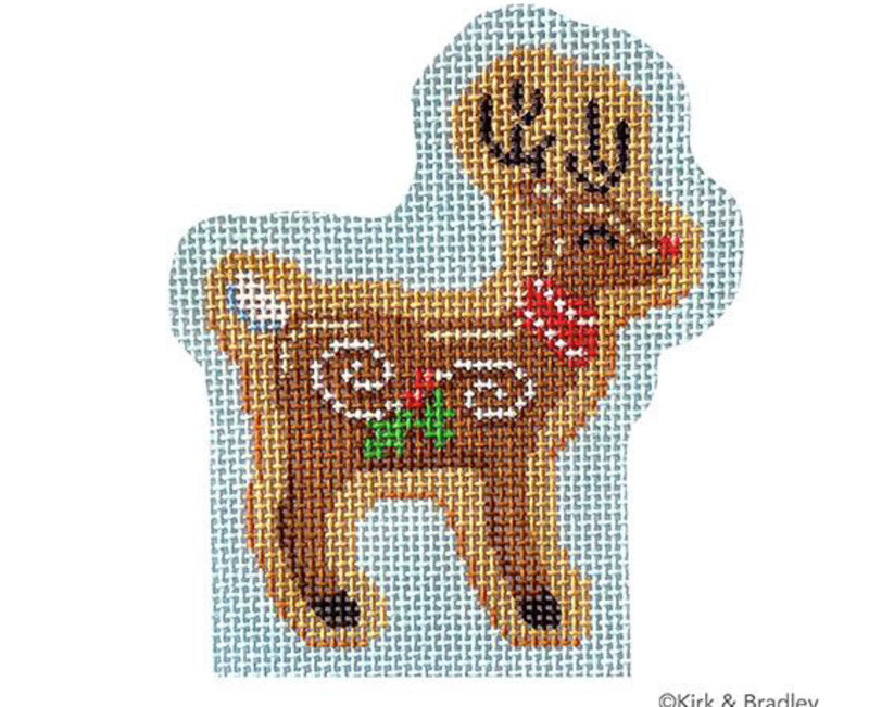 KB 1631 - Candy Cottage Ginger Bread House Add On Right Facing Deer