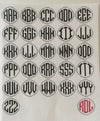 Golf Ball Monogram Round