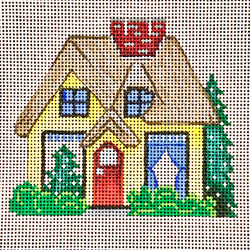 Christmas house--thatched roof cottage 40031