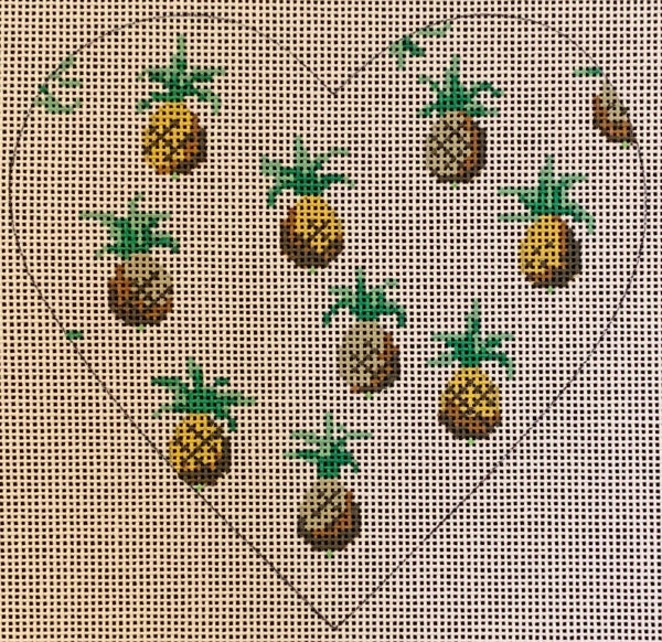 heart, pineapples 40149