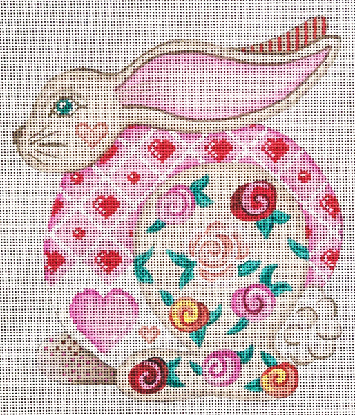 Bunny, Hearts and Flowers 42210