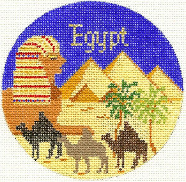 circle Egypt Ornament