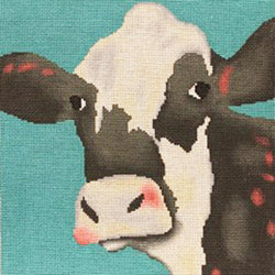 Cow on aqua 50006