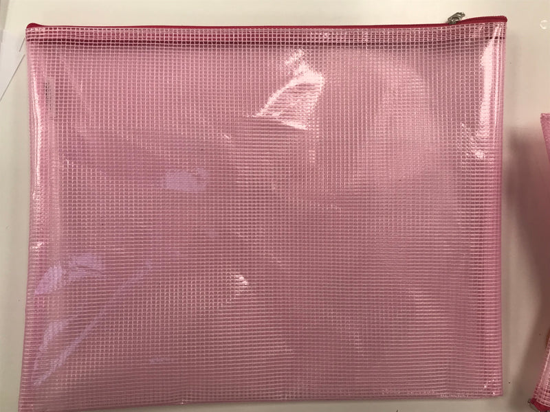 Pink Project Bags with Zipper