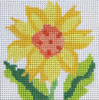 59D Simple Flower Coaster-Yellow Sunflower
