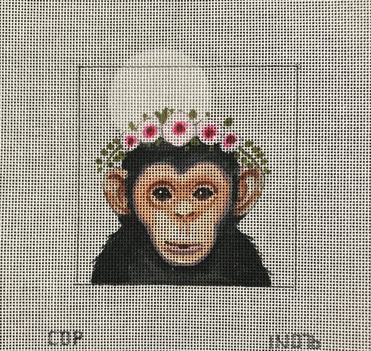 Monkey w/Floral Crown