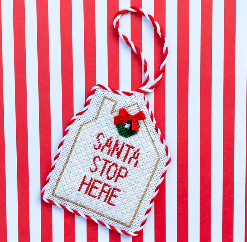 SS103 Santa Stop Here  with Stitch Guide