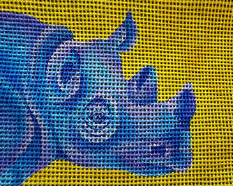 Blue/Yellow Rhino