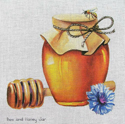 Bee w/Honey Jar