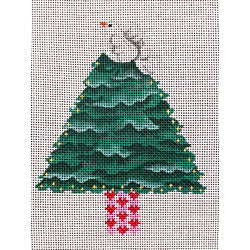 85033-CHR - ornament, lovebirds on tree