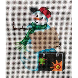 85051-CHR - hitch-hiking Snowman--Add your