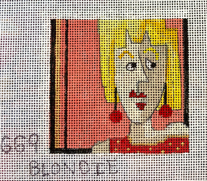 Penny Macleod:PM669 Coaster Blonde Hair 3x3 1