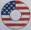 Flag Monogram Round
