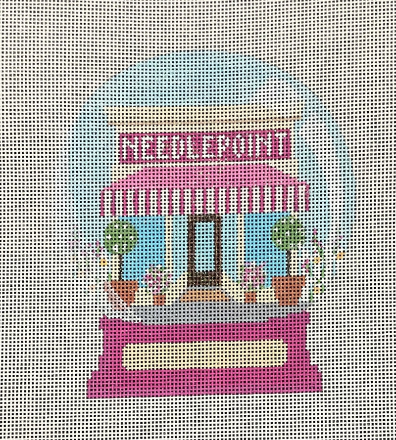 AL-063 Needlepoint Snow Globe