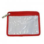 Zippered Fabric Pouch With Window