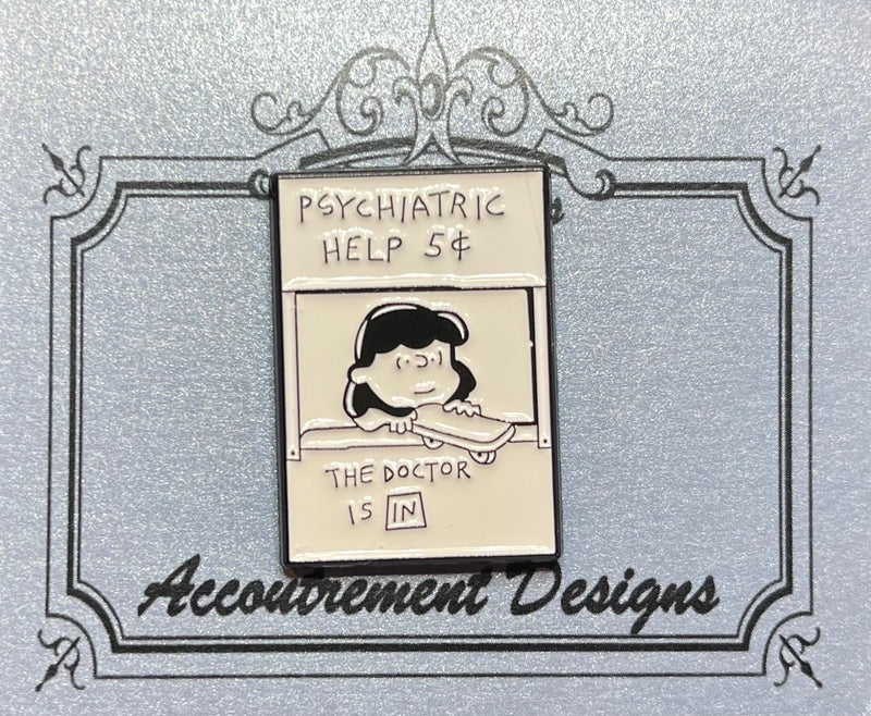 Accoutrement Designs Lucy The Dr. Is In Enamel