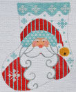Santa Mini Stocking - BeStitched Needlepoint