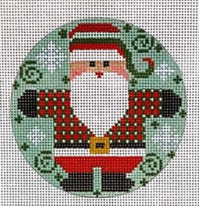 Santa Round - Small Checkered Coat