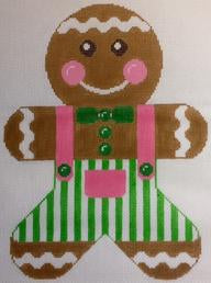 Gingerbread Boy Pink & Lime