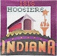 Indiana Postcard - BeStitched Needlepoint