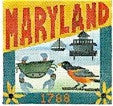 Maryland Postcard - BeStitched Needlepoint