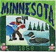 Minnesota Postcard - BeStitched Needlepoint